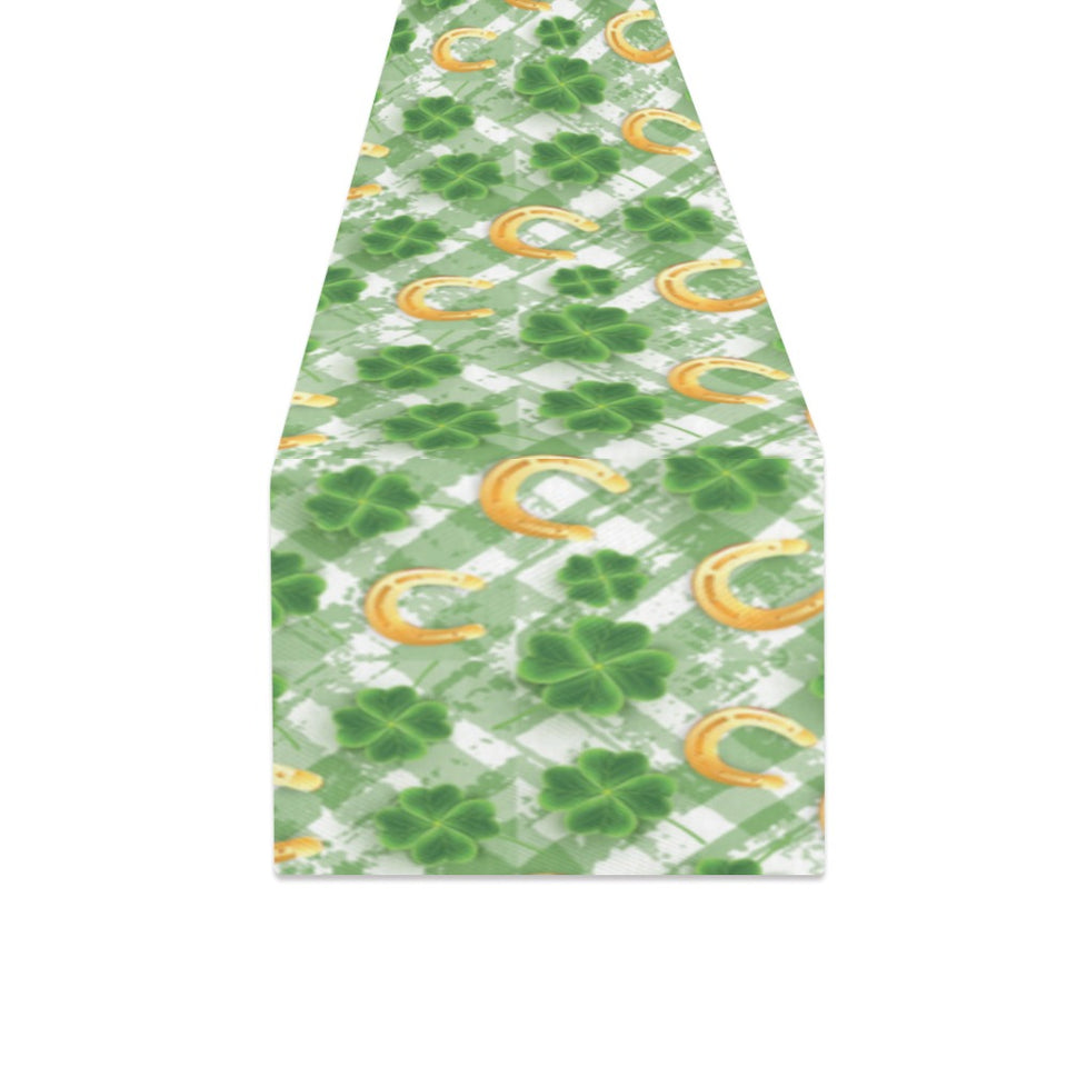 Horseshoes Pattern Print Design 05 Table Runner