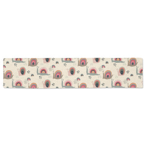 Snail Pattern Print Design 04 Table Runner