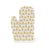 Pancake Pattern Print Design 01 Heat Resistant Oven Mitts