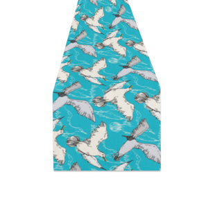 Seagull Pattern Print Design 03 Table Runner