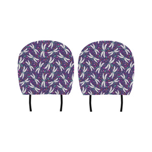 Cute Dragonfly Pattern Car Headrest Cover