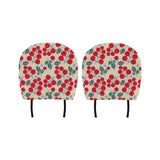 Hand Drawn Tomato Pattern Car Headrest Cover