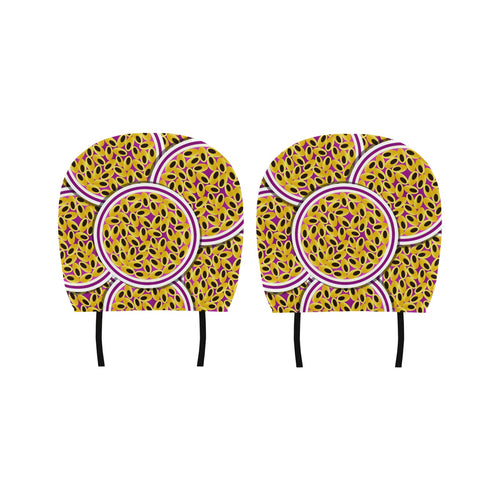 Passion Fruit Seed Pattern Car Headrest Cover