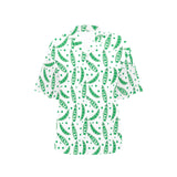 Green Peas Pattern Print Design 01 Women's All Over Print Hawaiian Shirt