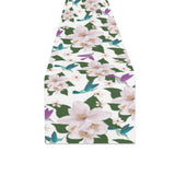 Hummingbird Pattern Print Design 01 Table Runner