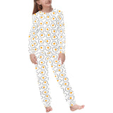 Fried Eggs Pattern Print Design 05 Kids' Boys' Girls' All Over Print Pajama Set