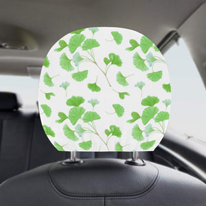 Ginkgo Leaves Pattern Car Headrest Cover