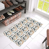 Skate Board Pattern Print Design 01 Doormat