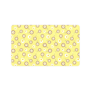 Fried Eggs Pattern Print Design 03 Doormat