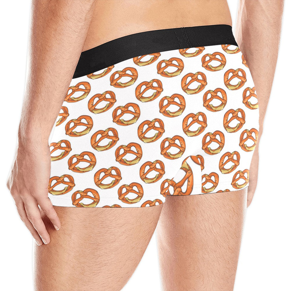 Pretzels Pattern Print Design 03 Men's All Over Print Boxer Briefs Men's Underwear