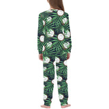 Coconut Pattern Print Design 01 Kids' Boys' Girls' All Over Print Pajama Set