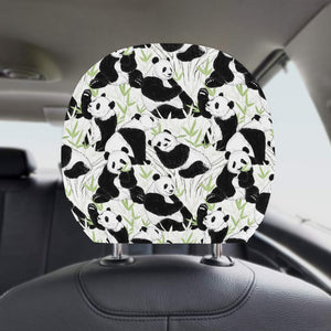 Panda Pattern Car Headrest Cover