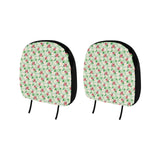 Ladybug Pattern Print Design 05 Car Headrest Cover