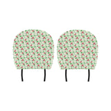 Ladybug Pattern Print Design 05 Car Headrest Cover