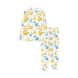 Saxophone Pattern Kids' Boys' Girls' All Over Print Pajama Set