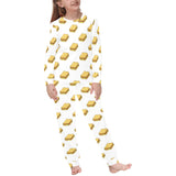 Sandwich Pattern Print Design 04 Kids' Boys' Girls' All Over Print Pajama Set