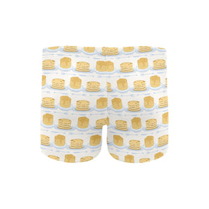 Pancake Pattern Print Design 01 Men's Swimming Trunks