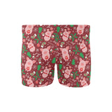 Pig Pattern Print Design 01 Men's Swimming Trunks