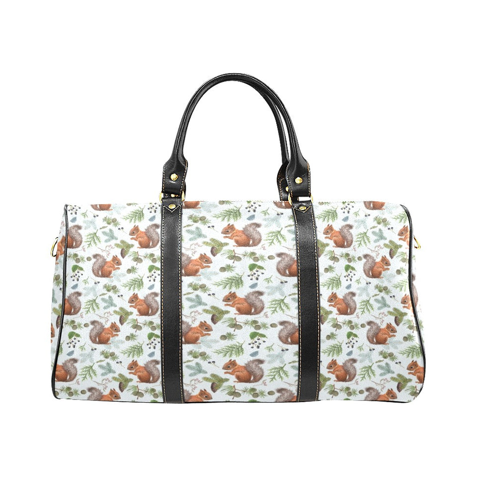 Squirrel Pattern Print Design 02 Travel Bag