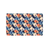 Goldfish Pattern Print Design 04 Doormat