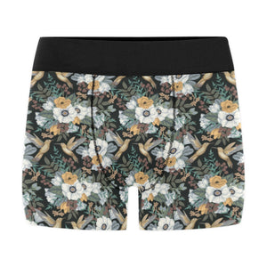 Hummingbird Pattern Print Design 05 Men's All Over Print Boxer Briefs Men's Underwear