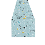 Greyhound Pattern Print Design 03 Table Runner