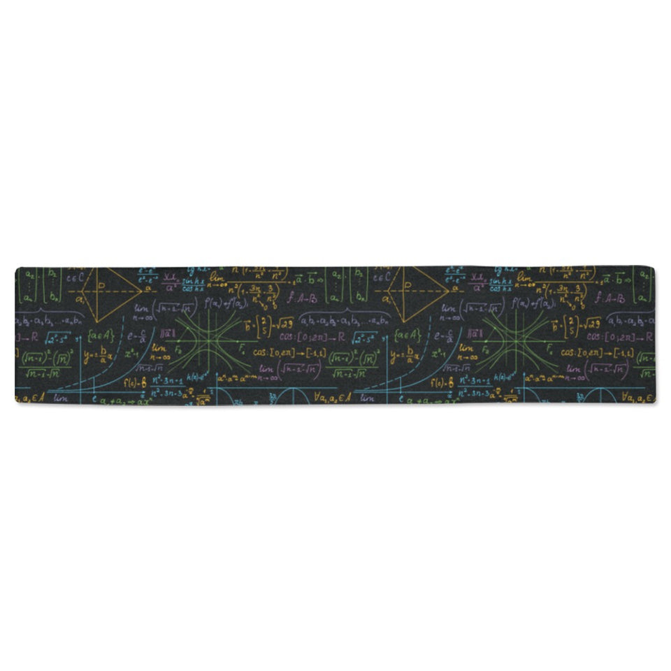 Math Pattern Print Design 01 Table Runner