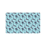 Swallow Pattern Print Design 01 Doormat