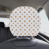 Pancake Pattern Print Design 03 Car Headrest Cover