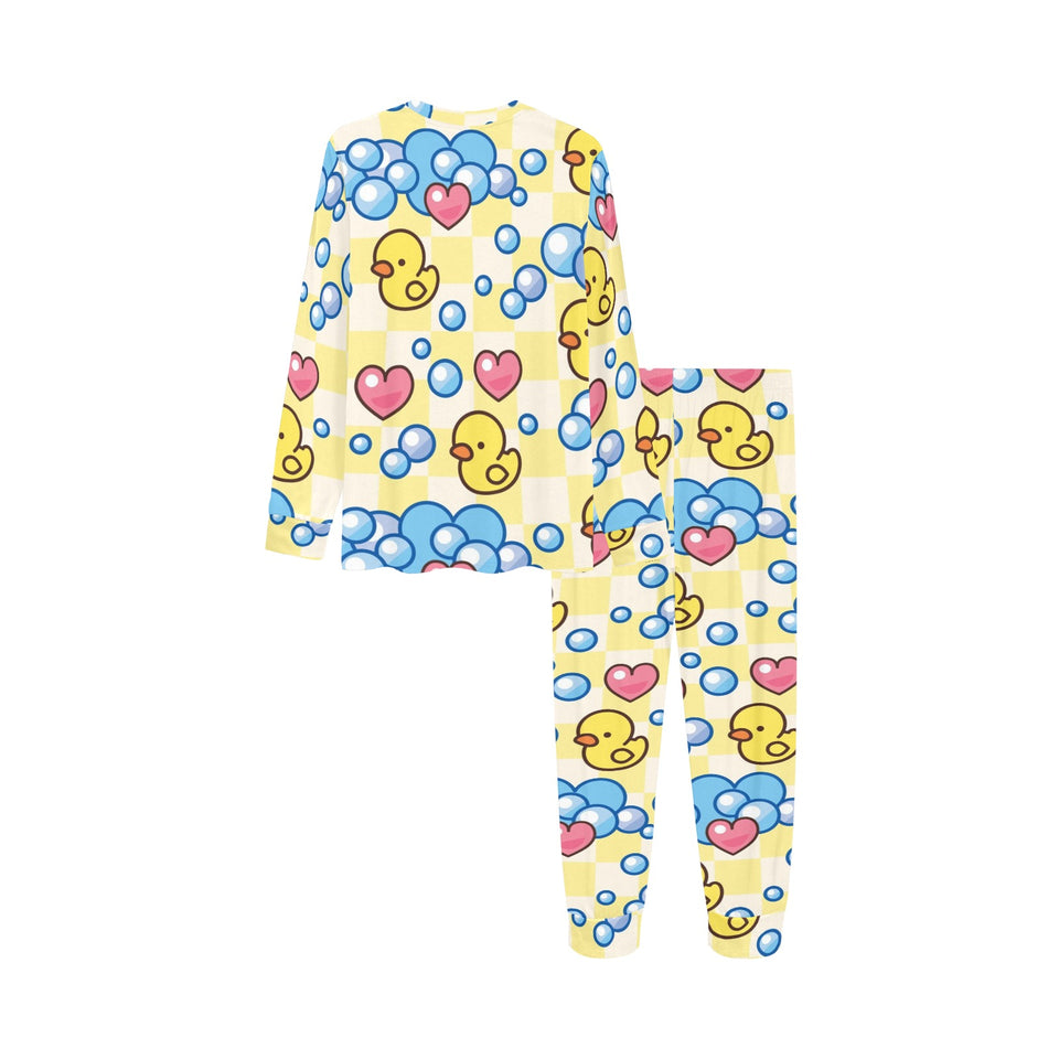 Duck Pattern Print Design 01 Kids' Boys' Girls' All Over Print Pajama Set