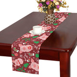 Pig Pattern Print Design 01 Table Runner