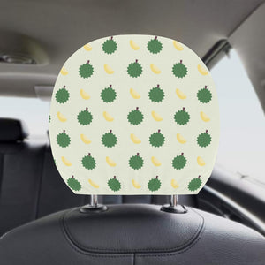 Durian Pattern Theme Car Headrest Cover