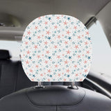 Starfish Pattern Background Car Headrest Cover