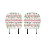 Flamingo Pattern Car Headrest Cover