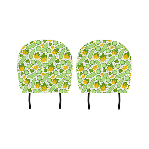 Cucumber Pattern Car Headrest Cover