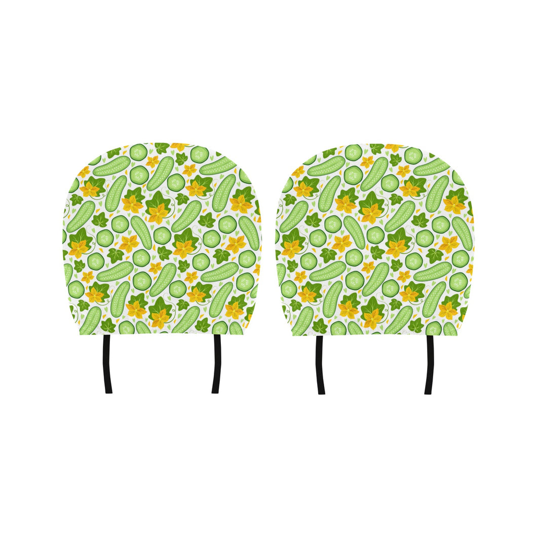 Cucumber Pattern Car Headrest Cover