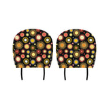 Colorful Sun Pattern Car Headrest Cover