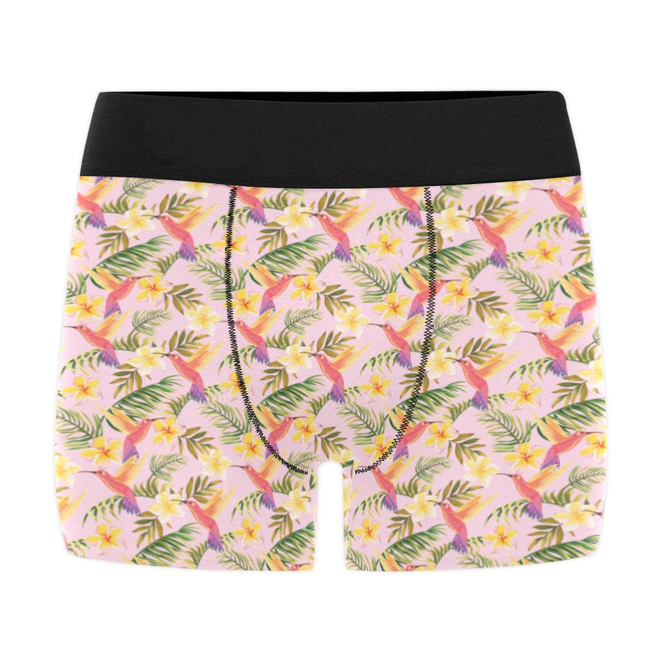 Hummingbird Pattern Print Design 03 Men's All Over Print Boxer Briefs Men's Underwear