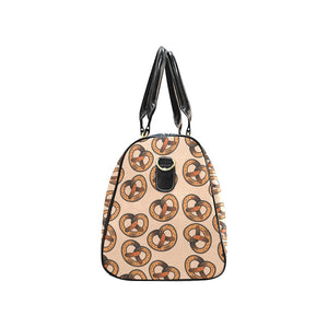 Pretzels Pattern Print Design 02 Travel Bag