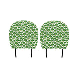 Broccoli Pattern Background Car Headrest Cover