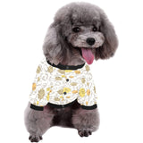 Potato Chips Pattern Print Design 02 All Over Print Pet Dog Round Neck Fuzzy Shirt