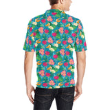 Pelican Pattern Print Design 03 Men's All Over Print Polo Shirt