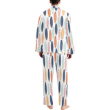 Surfboard Pattern Print Design 04 Men's Long Pajama Set