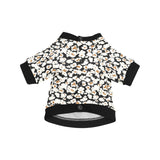 Popcorn Pattern Print Design 02 All Over Print Pet Dog Round Neck Fuzzy Shirt