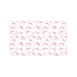 Eiffel Tower Pink Theme Pattern Print Design 05 Doormat