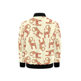 Yule Goat or Christmas goat Pattern Kids' Boys' Girls' Bomber Jacket