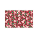 Pig Pattern Print Design 01 Doormat