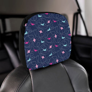 Stingray Pattern Print Design 05 Car Headrest Cover