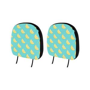 Lemon Theme Pattern Car Headrest Cover