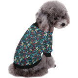 Swallow Pattern Print Design 04 All Over Print Pet Dog Round Neck Fuzzy Shirt